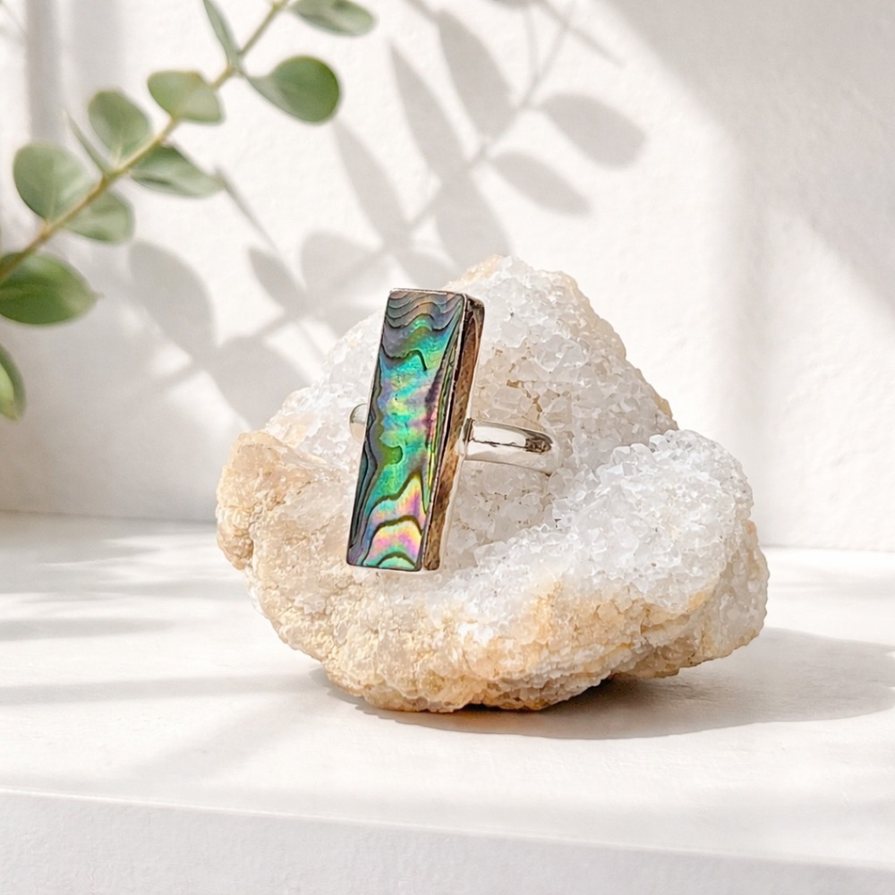 Abalone Shell Ring Shell Ring - Picture 3 of 15